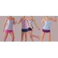 Illusion Women's Printed Tank and Shorts Pajama Set