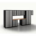 Professional Series 18-gauge Grey 9-piece Pro Series Cabinet Set 