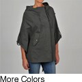 Sebby Women's French Terry Hooded Cape