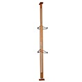 OakRak Floor-to-Ceiling American Red Oak Two Bike Storage Rack