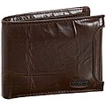 Fossil Men's 'Flyby' Dark Brown Leather Wallet