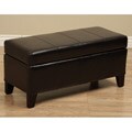 Warehouse of Tiffany Ariel Leather Storage Bench