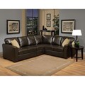 Abbyson Living Florence Premium Top-grain Leather Sectional