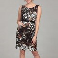 Connected Apparel Women's Printed Dress