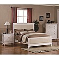 Kingdom White 3-piece Queen-size Bedroom Set