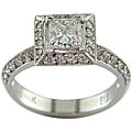 14k Gold 1 1/6ct TDW Certified Clarity-Enhanced Diamond Engagement Ring (G-H, SI2)