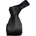 Dmitry Men's Black Formal Italian Silk Tie