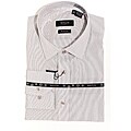 Mantoni Men's White Wrinkle-free Cotton Shirt