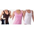 Illusion Cotton Lace Trim Tank Top