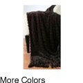 Lorraine Faux Fur Foxtail Throw