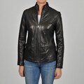 Knoles & Carter Women's Quilt Stitched Leather Jacket