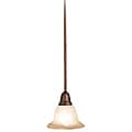 Woodbridge Lighting Hudson Glen 1-light Marbled Bronze Mini Pendant