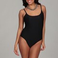 Caribbean Sand Women's Black 1-piece Tank Swimsuit