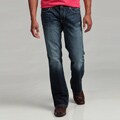 Seven7 Men's Droide Dark Bootcut Jeans
