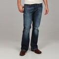 Seven7 Men's Droide Big Stitch Bootcut Jeans