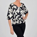 Anna Lee & Hope Women's Abstarct Peasant Top