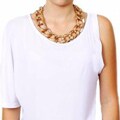 NEXTE Jewelry Goldtone Extra Large Cuban Chain Necklace