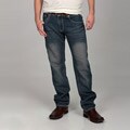 Hollywood Men's Straight Stitch Detail Jeans