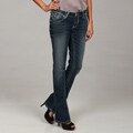 Seven7 Women's Slim Embellished Pocket Jeans