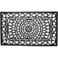 Sunburst Recycled Rubber Doormat (1'6 x 2'6)