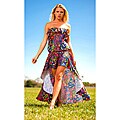 Rachel Lym 'Lola' Strapless Cascade Swim Cover