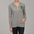 Seven7 Women's Sequin Fleur de Lis Hoodie