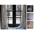 Liliana Grommet With Silver Metallic Pattern 96 inch Curtain Panel