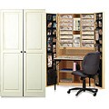 Craftbox Antique Vanilla Raised Panel Craft and Office Storage