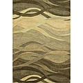 Alliyah Handmade New Zeeland Blend Classic Green Wool Area Rug (8' x 10')