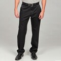 Enzo Tovare Men's Modern Fit Black Pants