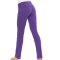 American Apparel Women's Purple Cotton Spandex Jersey Straight Leg Yoga Pants