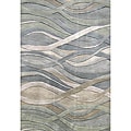 Handmade Metro Classic Grey/Green Wool Rug (10' x 12')