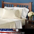 Grand Luxe Egyption Cotton 800 Thread Count Scroll King-size Deep Pocket Sheet Set
