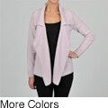 Cullen Women's Cashmere Open Front Cardigan