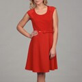 Spense Women's Ribbed Belted Dress