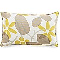 Bethe Leaves Light Brown 12x20-inch Decorative Pillow