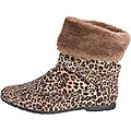Elegant Women's 'Effie-1' Leopard Ankle Boots