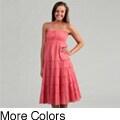 Lapis Women's Turquoise Tiered Skirt/ Dress