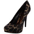 CARLOS by Carlos Santana Women's 'Platonic' Brown Leopard Heels