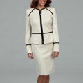 Anne Klein Women's Ivory Skirt Suit