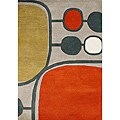 Handmade Aluminum New Zealand Wool Rug (8' x 10')