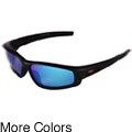 Chilis Men's 'Solvent' Polarized Wrap Sunglasses