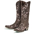 Lane Boots Women's 'Lacey' Grey Leather Cowboy Boots