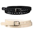 Steve Madden Women's Black/ Tan Belts (Pack of 2)