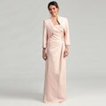Jessica Howard Women's Pink Pleat Bead Two-piece Dress