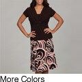 Connected Apparel Women's 2-piece ITY Dress Set