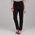 K Kasper Women's Black Slim Leg Pants