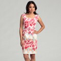 London Times Women's Floral Printed Sheath Dress