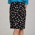 Kasper Women's Black/ White Polka-dot Skirt