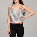Kasper Women's Circle Print Top